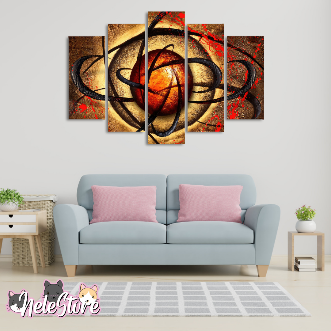 Ojo Secreto - Segmentado 5 piezas 110x80 cm