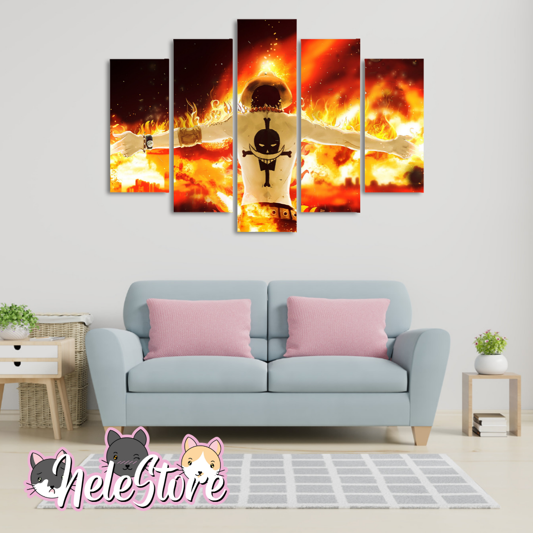 One Piece (3) - Segmentado 5 piezas 110x80 cm