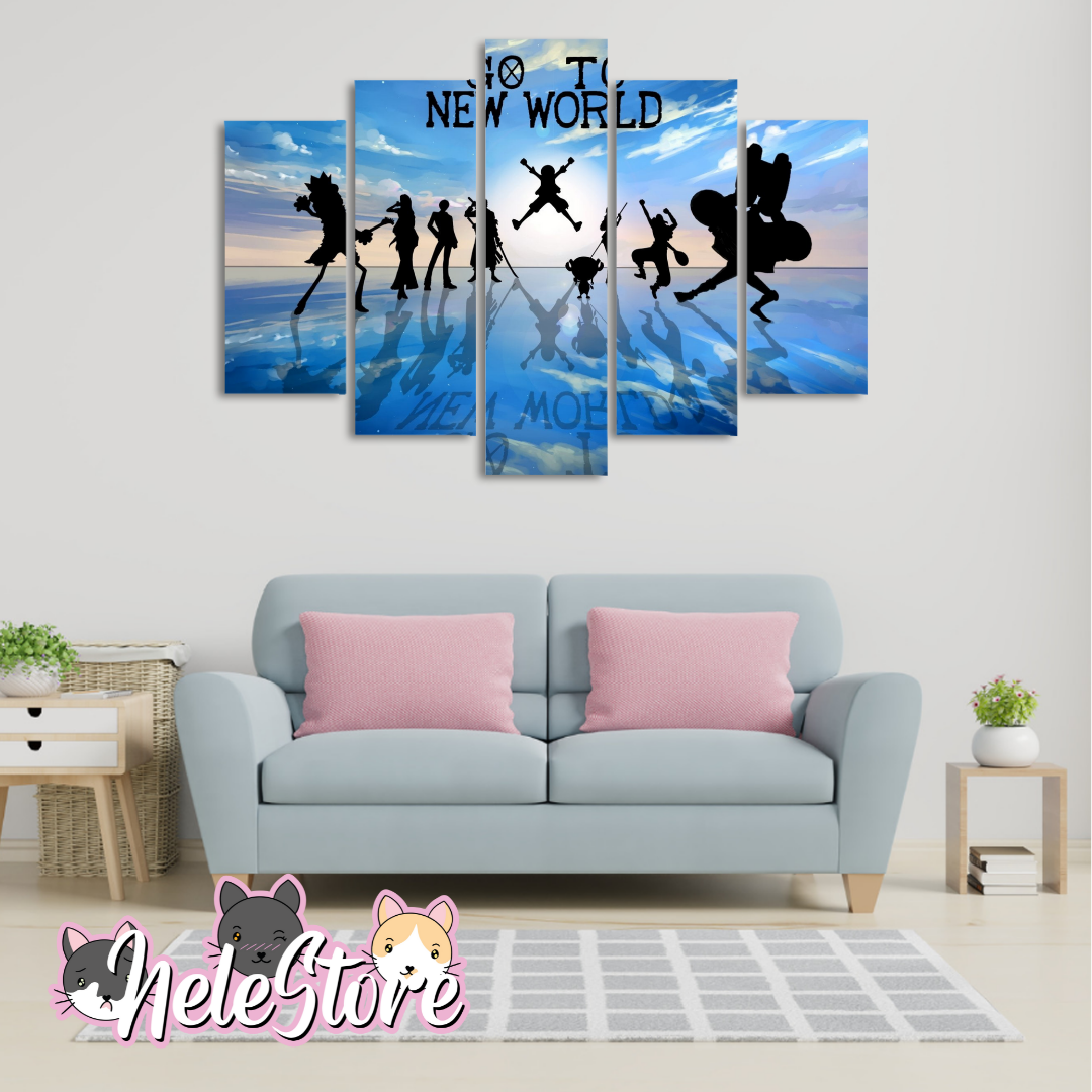 One Piece (6) - Segmentado 5 piezas 110x80 cm