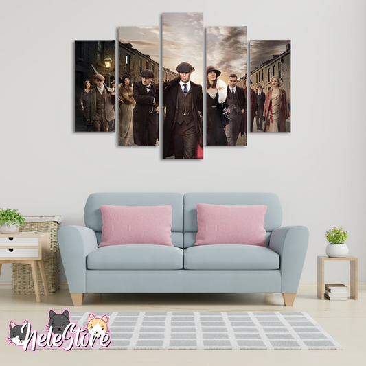 Peaky Blinders (1) - Segmentado 5 piezas 110x80 cm