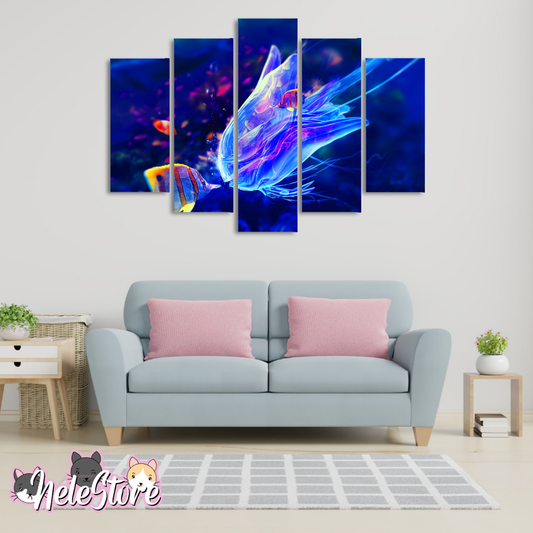 Peces (1) - Segmentado 5 piezas 110x80 cm