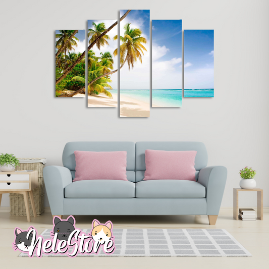 Playa (1) - Segmentado 5 piezas 110x80 cm