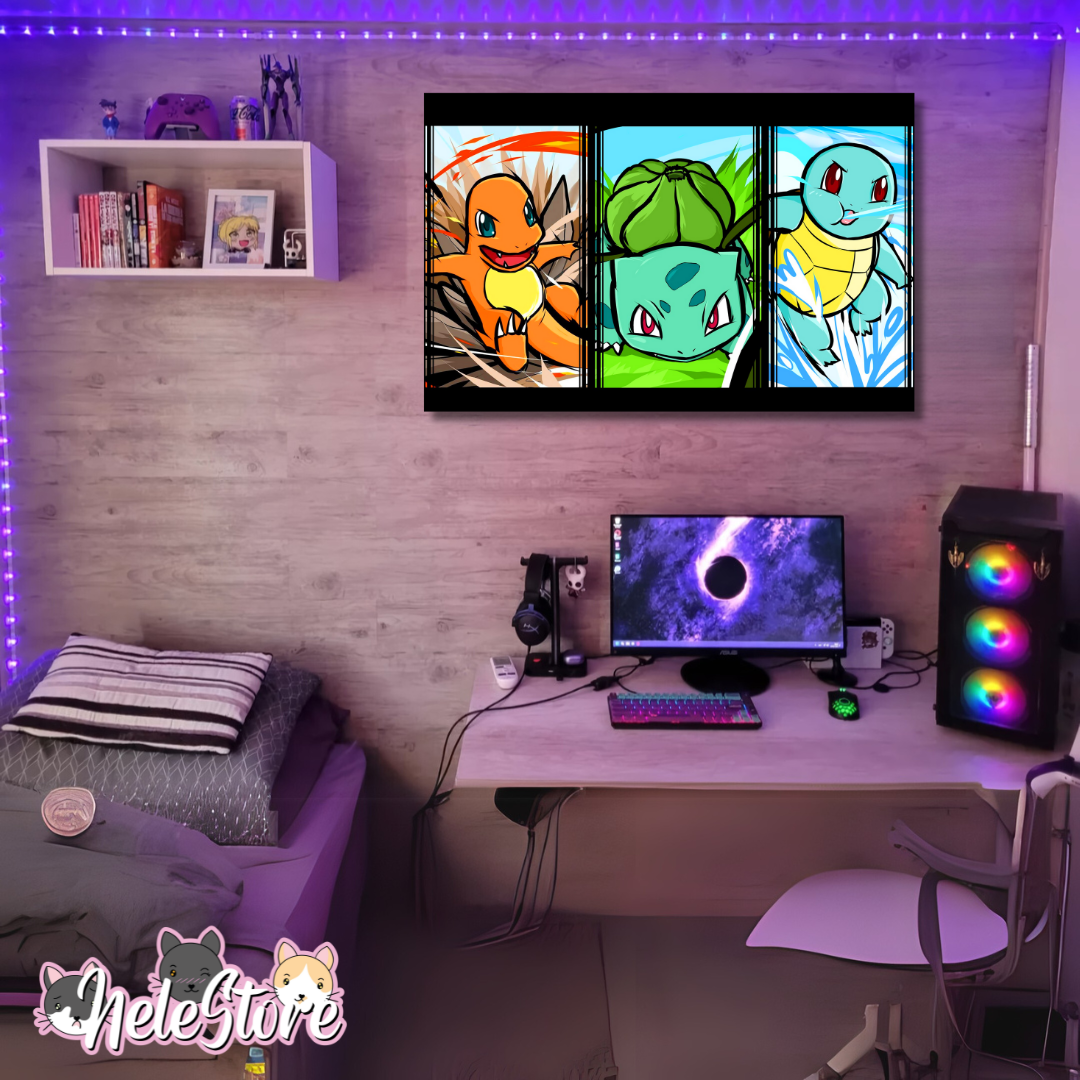 Pokemon (1) Cuadro 40x30 cm, 60x39 cm, 70x50 cm