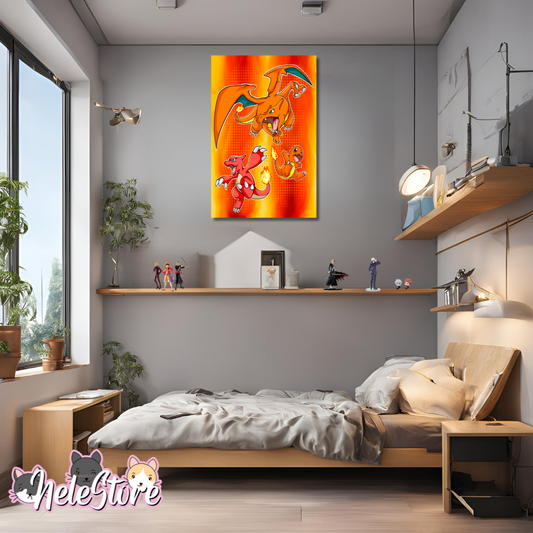 Pokemon (11) Cuadro 40x30 cm, 60x39 cm, 70x50 cm