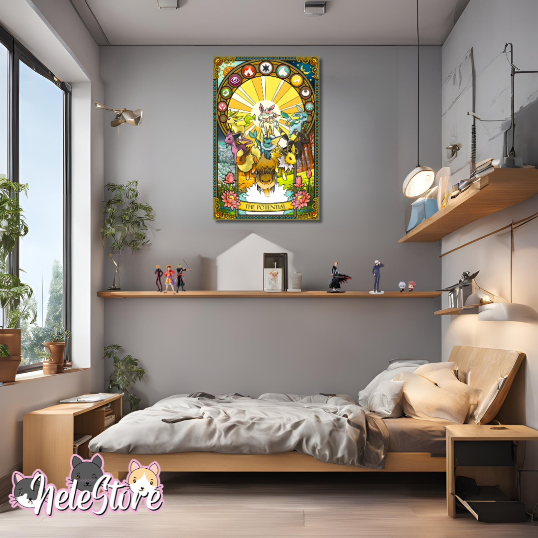 Pokemon (14) Cuadro 40x30 cm, 60x39 cm, 70x50 cm