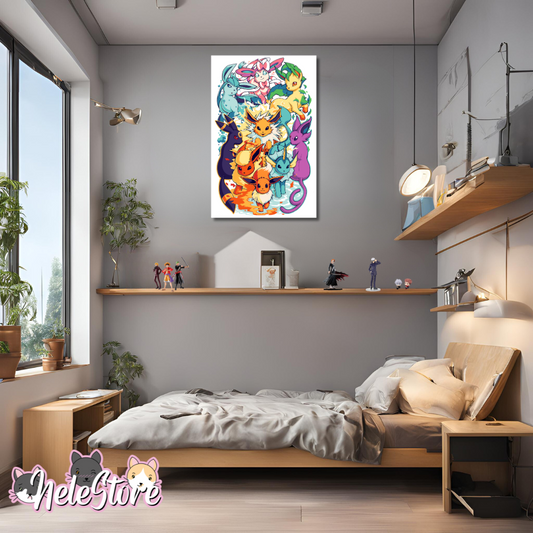Pokemon (7) Cuadro 40x30 cm, 60x39 cm, 70x50 cm