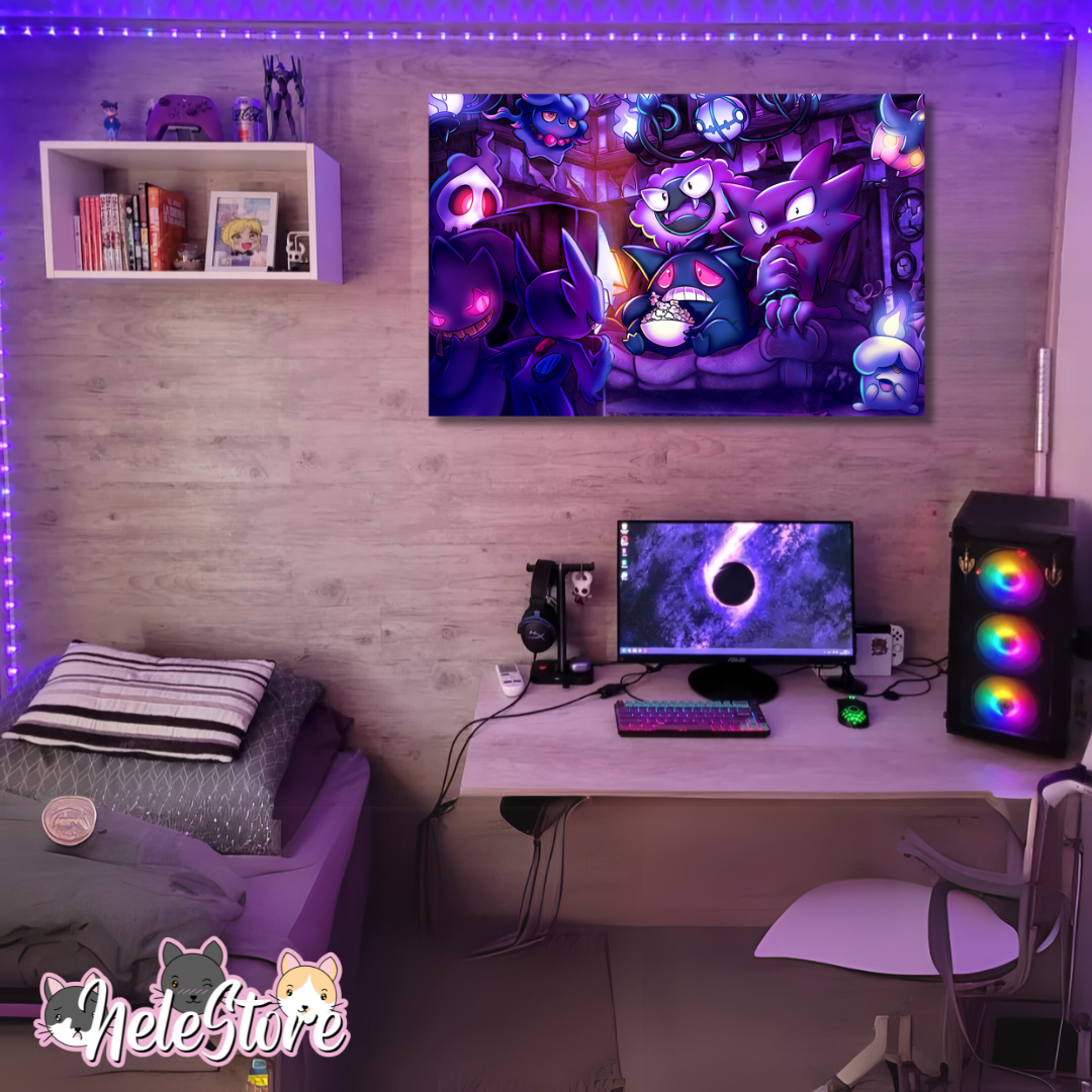 Pokemon (8) Cuadro 40x30 cm, 60x39 cm, 70x50 cm