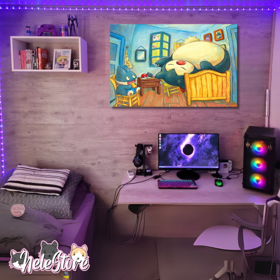 Pokemon (9) Cuadro 40x30 cm, 60x39 cm, 70x50 cm