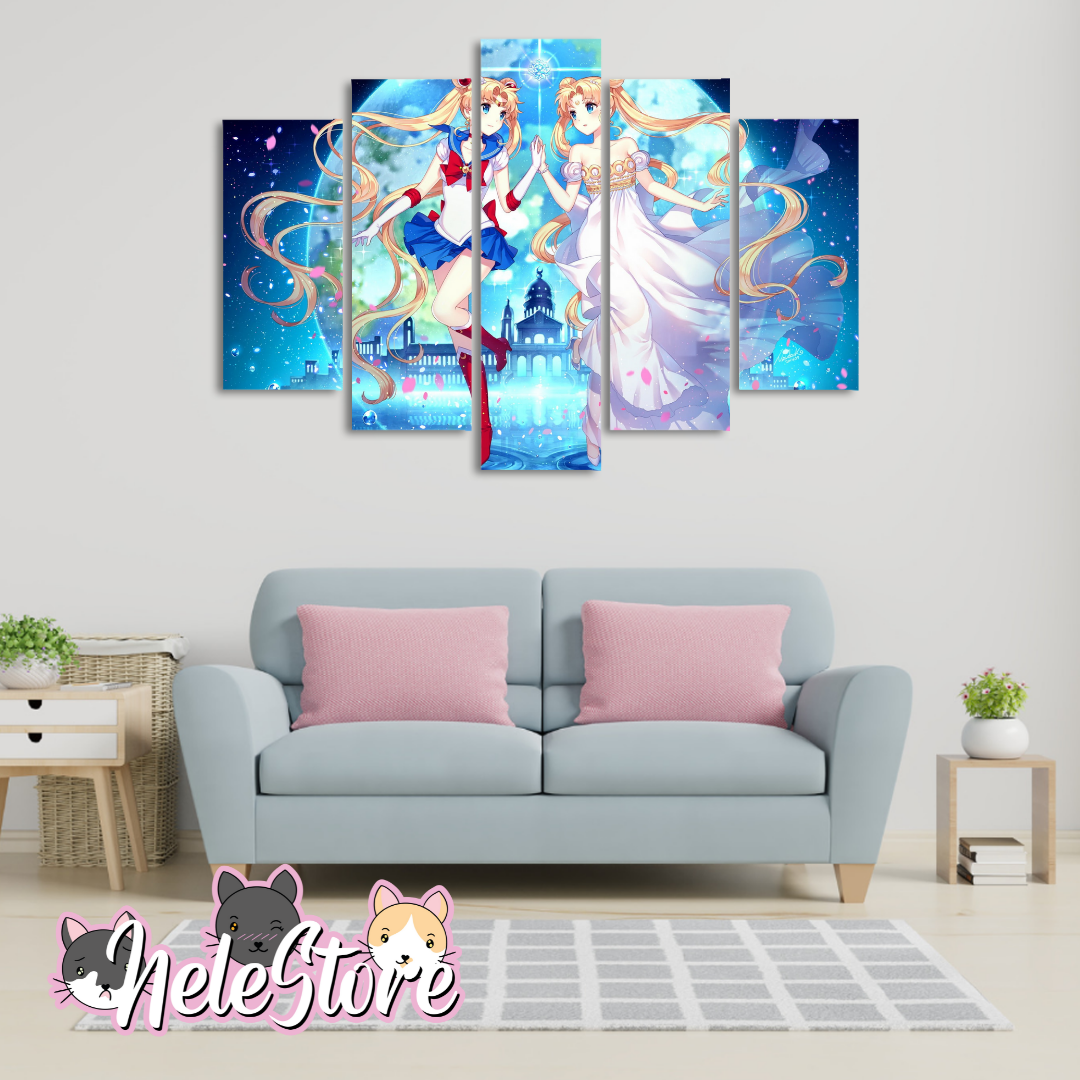 Sailor Moon (2) - Segmentado 5 piezas 110x80 cm