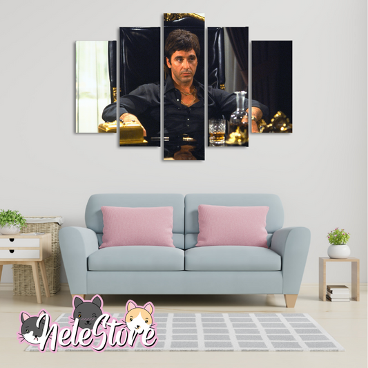 Scarface - Segmentado 5 piezas 110x80 cm