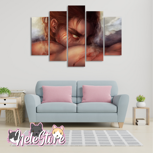 Shingeki No Kyojin (5) - Segmentado 5 piezas 110x80 cm