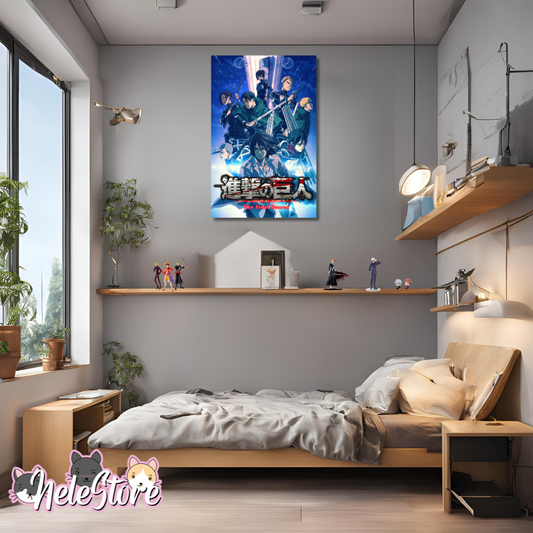 Shingeki no Kyojin (1) Cuadro 40x30 cm, 60x39 cm, 70x50 cm