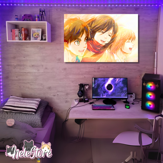 Shingeki no Kyojin (4) Cuadro 40x30 cm, 60x39 cm, 70x50 cm