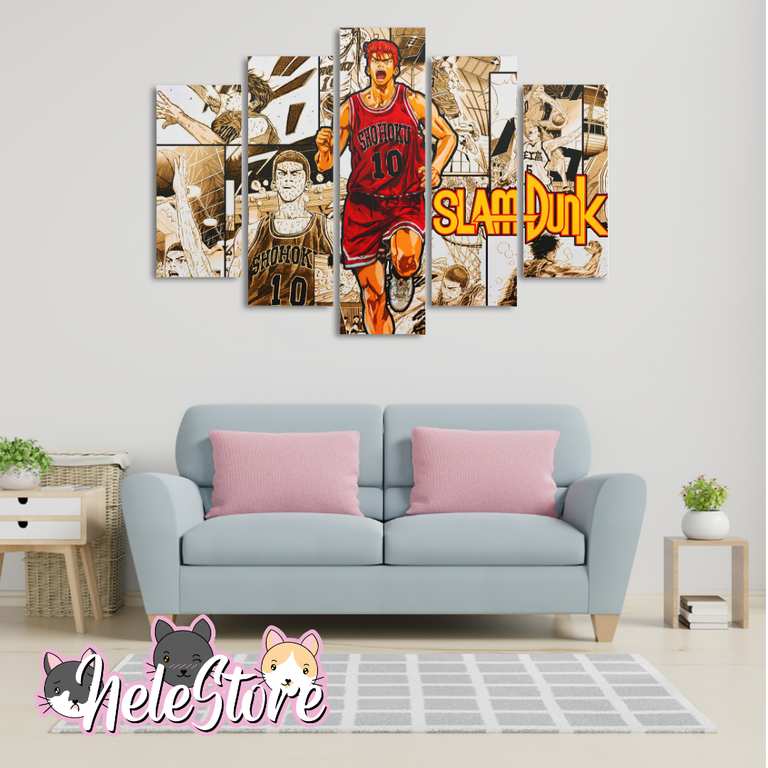 Slam Dunk (3) - Segmentado 5 piezas 110x80 cm