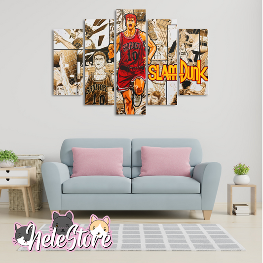 Slam Dunk (3) - Segmentado 5 piezas 110x80 cm