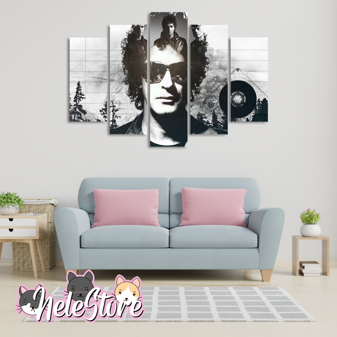 Soda Stereo (1) - Segmentado 5 piezas 110x80 cm