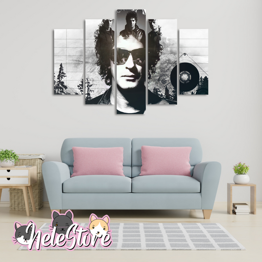 Soda Stereo (1) - Segmentado 5 piezas 110x80 cm