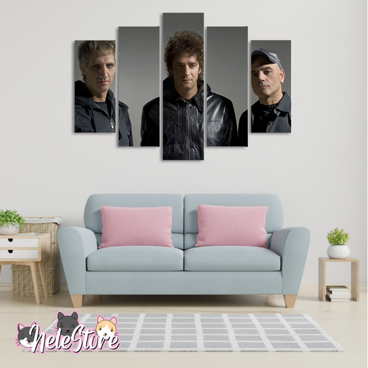 Soda Stereo (2) - Segmentado 5 piezas 110x80 cm