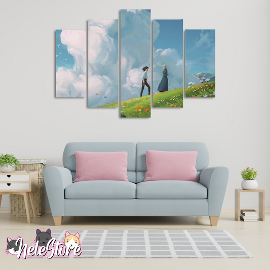 Studio Ghibli (3) - Segmentado 5 piezas 110x80 cm