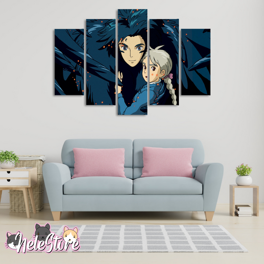 Studio Ghibli (5) - Segmentado 5 piezas 110x80 cm