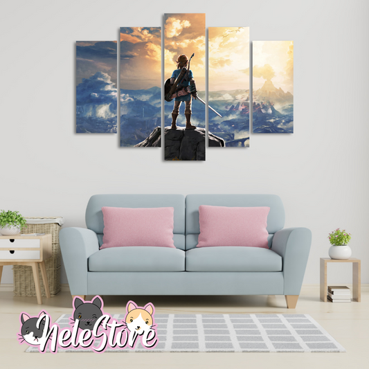 The Legend Of Zelda (1) - Segmentado 5 piezas 110x80 cm