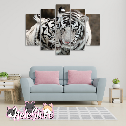 Tigres (1) - Segmentado 5 piezas 110x80 cm
