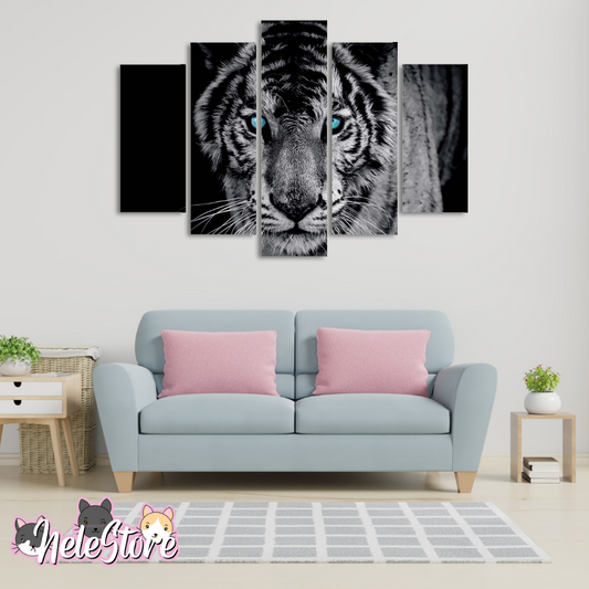 Tigres (2) - Segmentado 5 piezas 110x80 cm