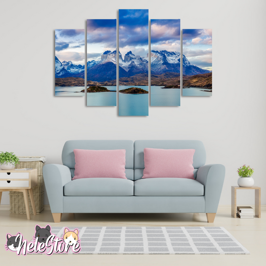 Torres Del Paine (1) - Segmentado 5 piezas 110x80 cm