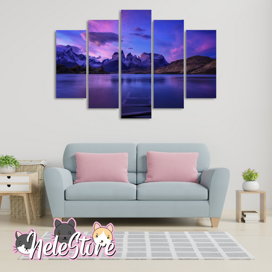 Torres Del Paine (2) - Segmentado 5 piezas 110x80 cm