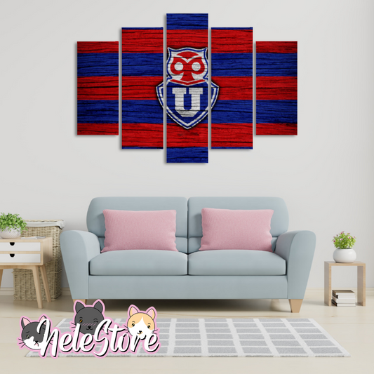 Universidad De Chile (1) - Segmentado 5 piezas 110x80 cm
