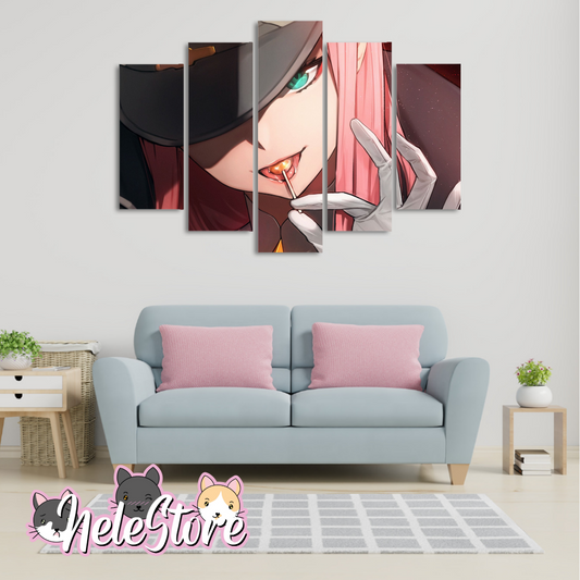 Darling in the Franxx (2)- Segmentado 5 piezas 110x80 cm