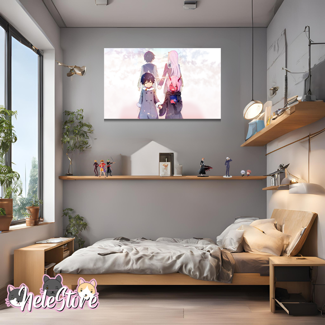 Darling in the Franxx (4) Cuadro 40x30 cm, 60x39 cm, 70x50 cm