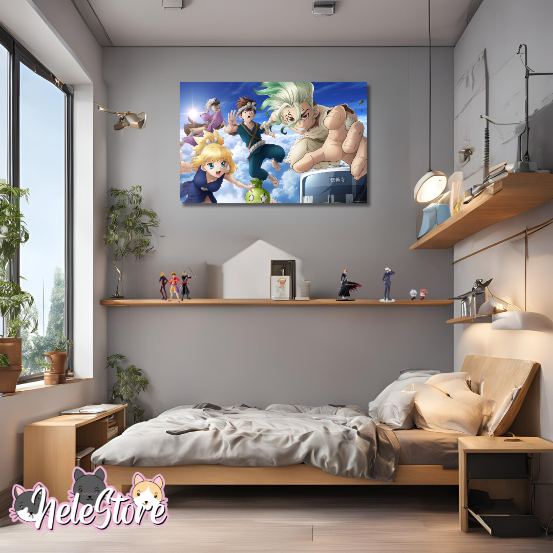 Dr Stone (3) Cuadro 40x30 cm, 60x39 cm, 70x50 cm