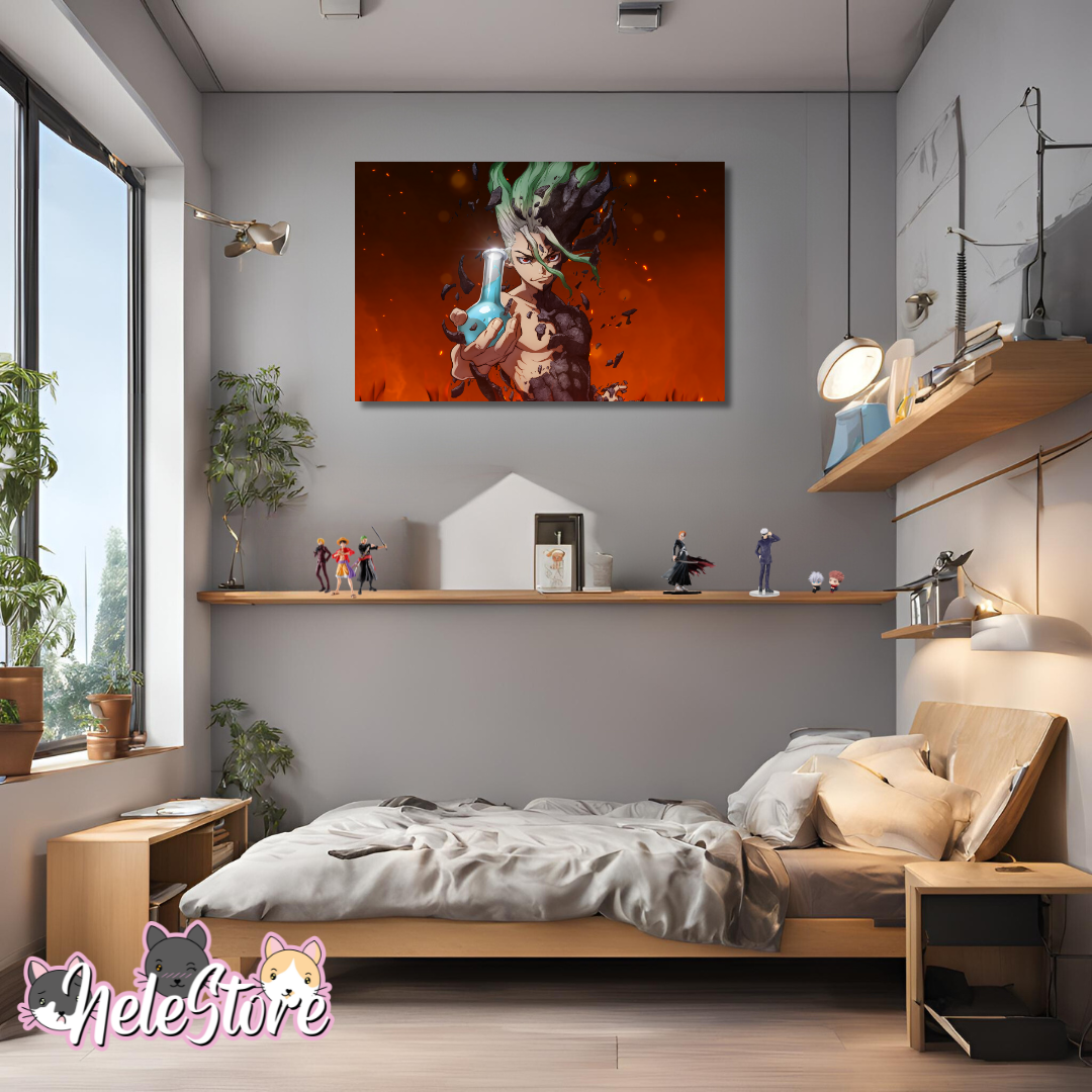 Dr Stone (4) Cuadro 40x30 cm, 60x39 cm, 70x50 cm