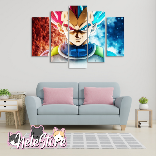 Dragon Ball (10) - Segmentado 5 piezas 110x80 cm