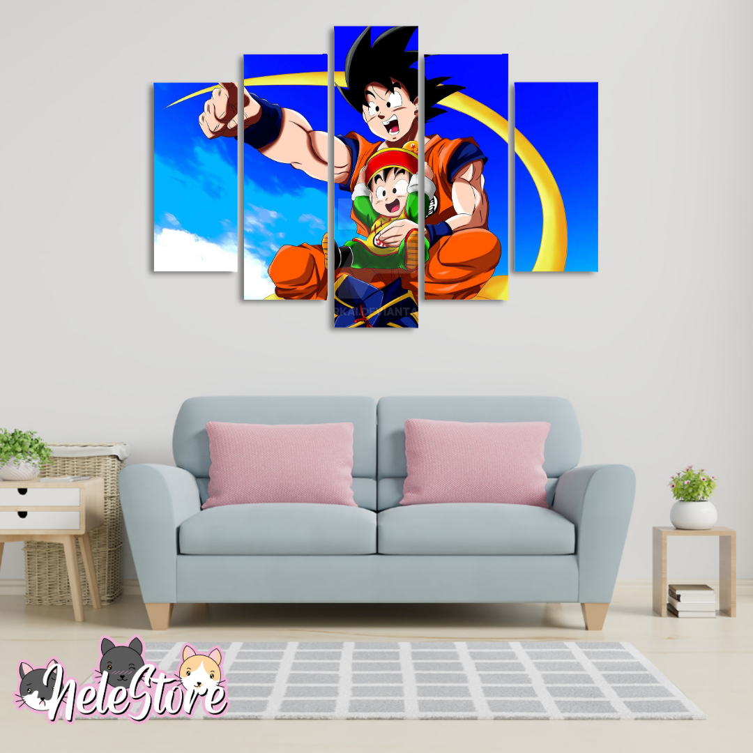 Dragon Ball (15) - Segmentado 5 piezas 110x80 cm