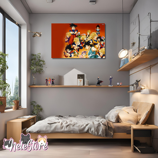 Dragon Ball (50) Cuadro 40x30 cm, 60x39 cm, 70x50 cm