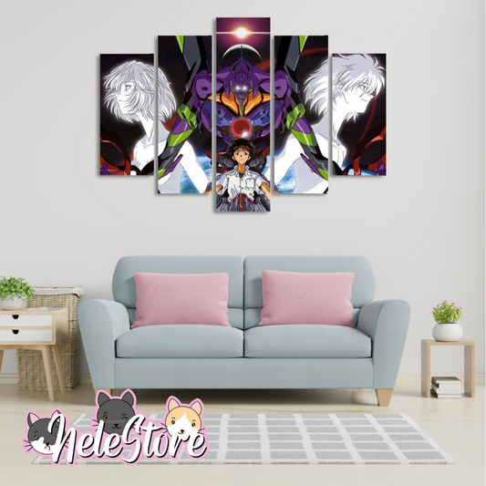 Evangelion (1) - Segmentado 5 piezas 110x80 cm