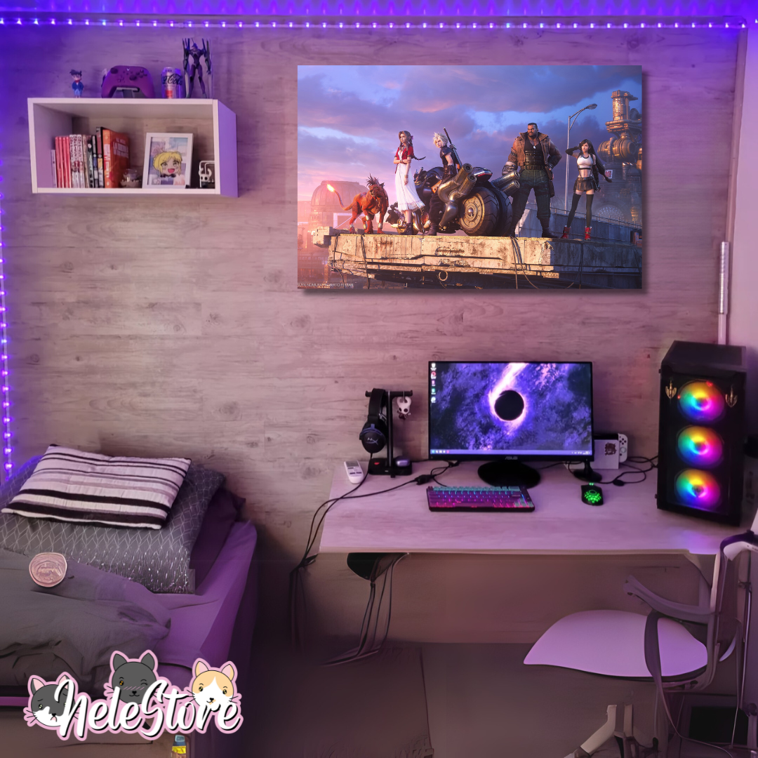 Final Fantasy (1) Cuadro 40x30 cm, 60x39 cm, 70x50 cm