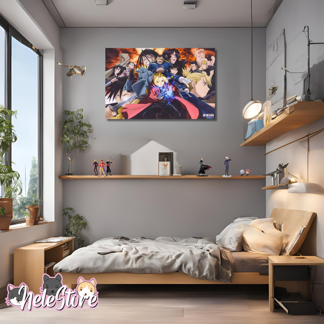 Fullmetal Alchemist (8) Cuadro 40x30 cm, 60x39 cm, 70x50 cm