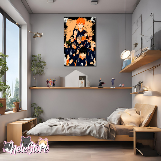 Haikyu (9) Cuadro 40x30 cm, 60x39 cm, 70x50 cm