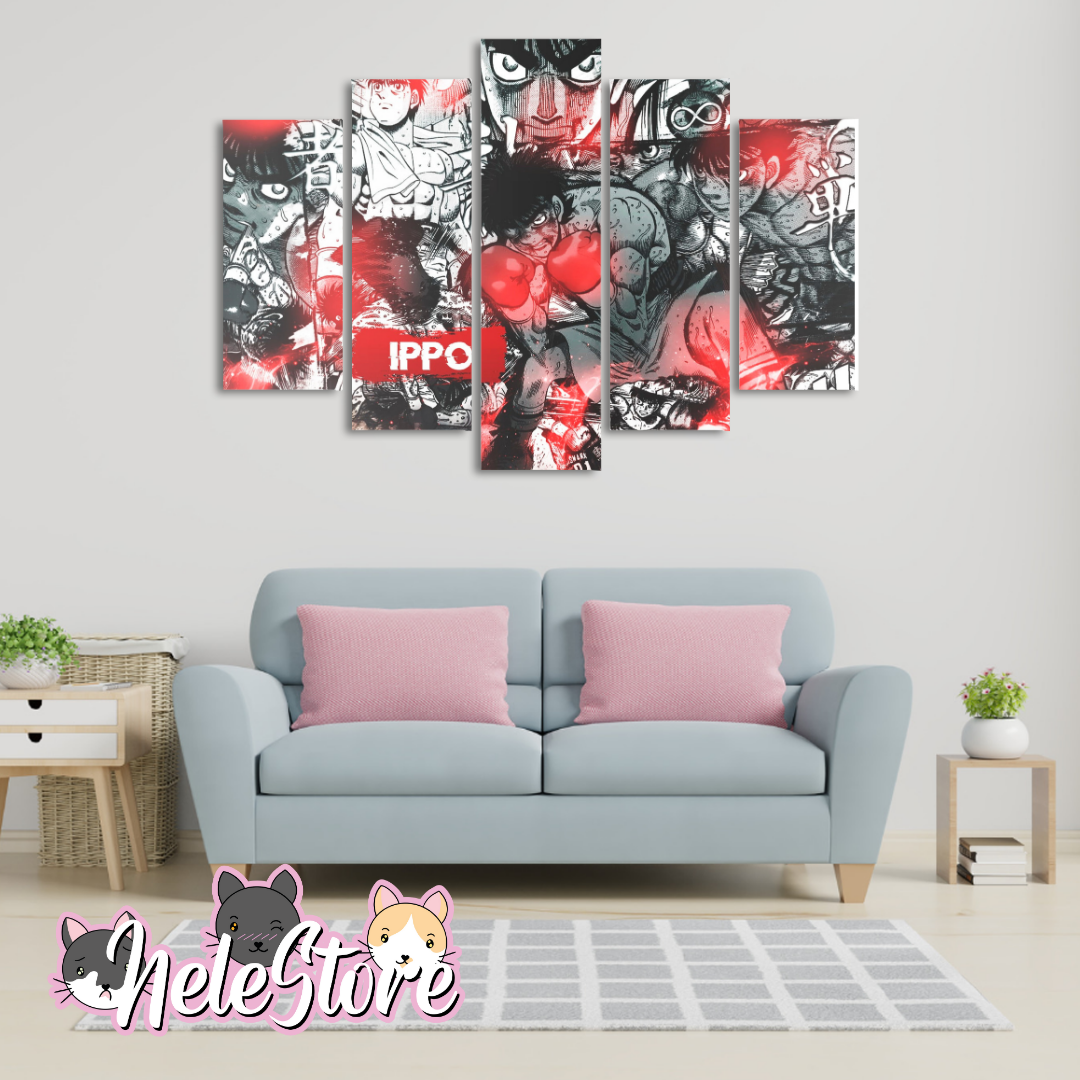 Hajime no Ippo (2) - Segmentado 5 piezas 110x80 cm