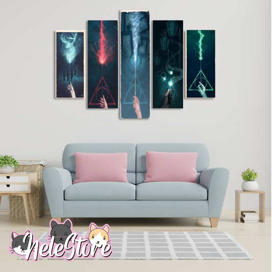Harry Potter (3) - Segmentado 5 piezas 110x80 cm