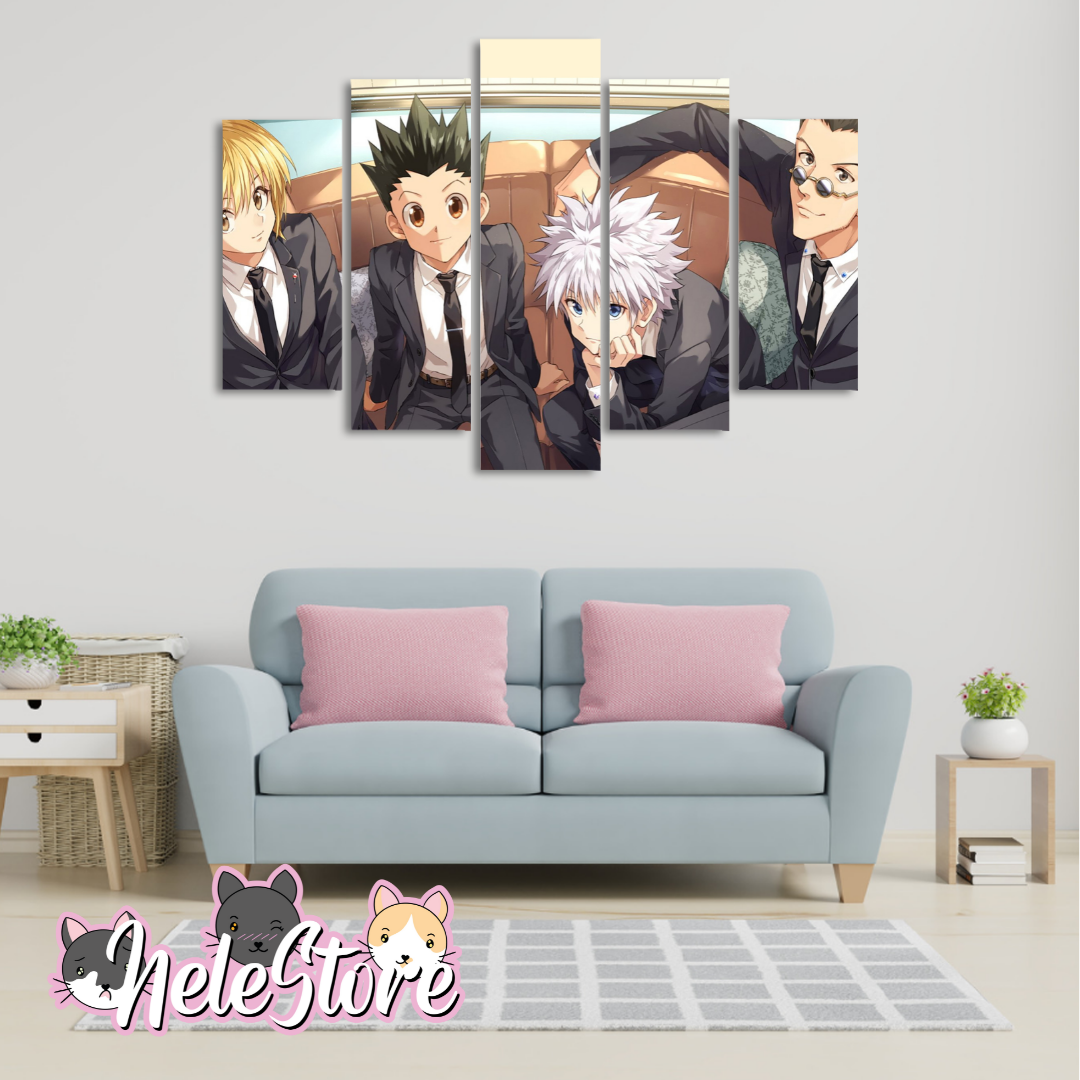Hunter X Hunter (1) - Segmentado 5 piezas 110x80 cm