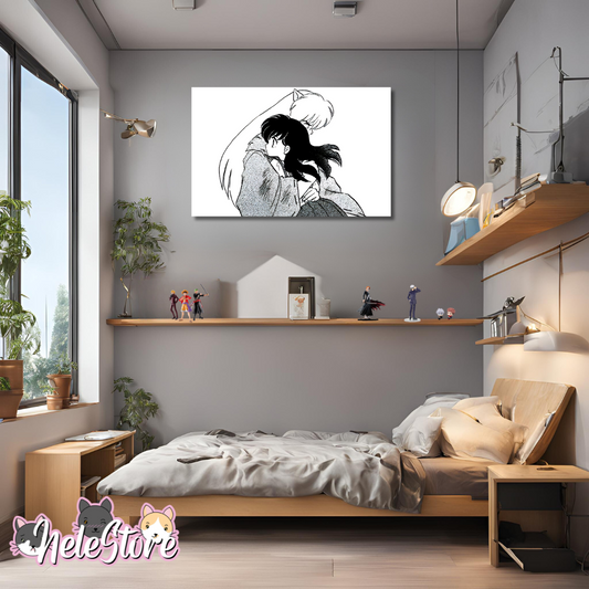 Inuyasha (10) Cuadro 40x30 cm, 60x39 cm, 70x50 cm
