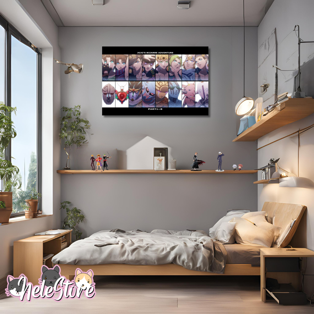JoJo's Bizarre Adventure (10) Cuadro 40x30 cm, 60x39 cm, 70x50 cm