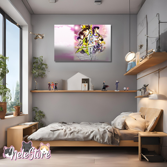 JoJo's Bizarre Adventure (11) Cuadro 40x30 cm, 60x39 cm, 70x50 cm