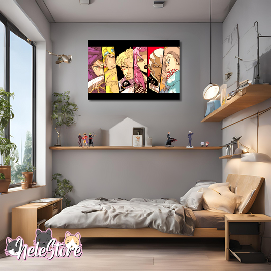 JoJo's Bizarre Adventure (6) Cuadro 40x30 cm, 60x39 cm, 70x50 cm