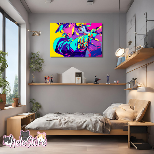 JoJo's Bizarre Adventure (7) Cuadro 40x30 cm, 60x39 cm, 70x50 cm