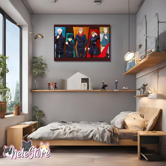 Jujutsu Kaisen (44) Cuadro 40x30 cm, 60x39 cm, 70x50 cm